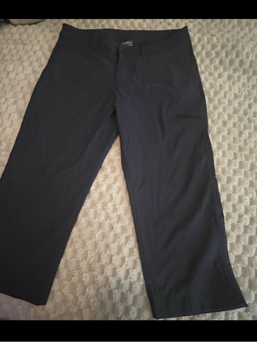 Eddie Bauer Womens Navy Blue Size 10 Capri